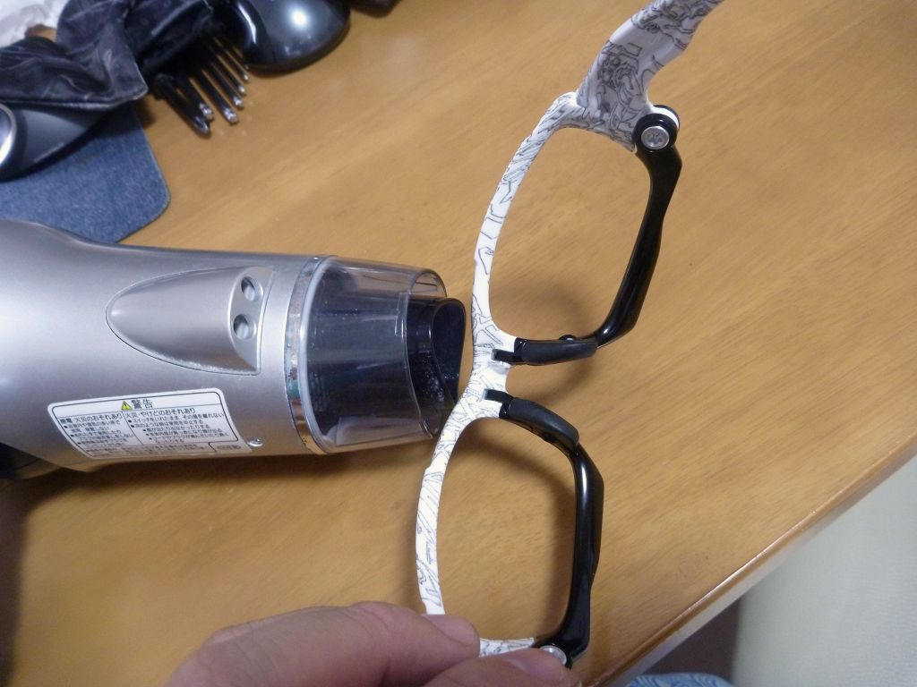 理想の自転車用アイウェアを求めて「フレームのフィッティング」