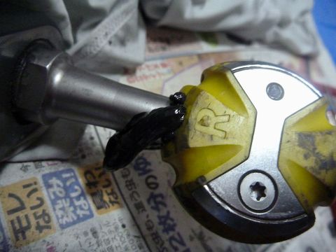スピードプレイのペダルのグリスアップ