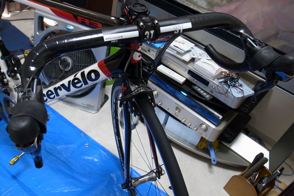 Cervelo R3のハンドルを交換する
