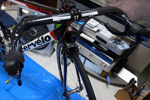 Cervelo R3ハンドル交換