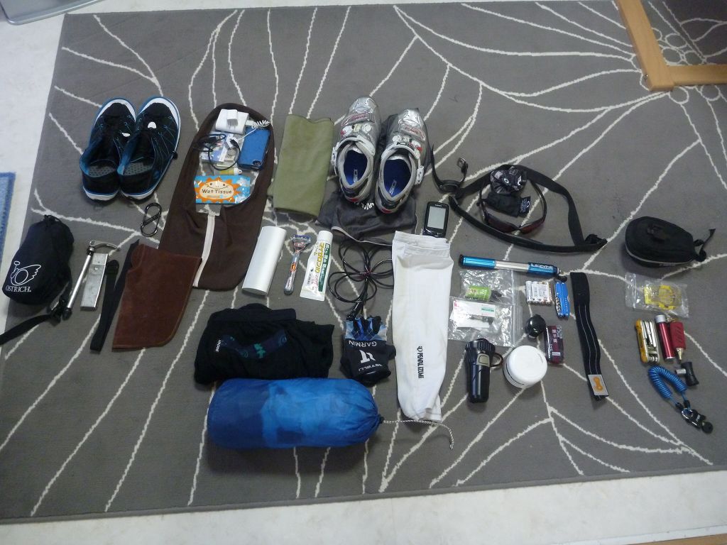瀬戸内ツアーふりかえり 装備品について