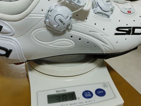 SIDI WIRE sp carbon verniceの重量