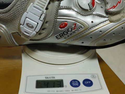 SIDI ERGO2の重量