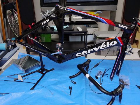 Cervelo S5 Team 組立