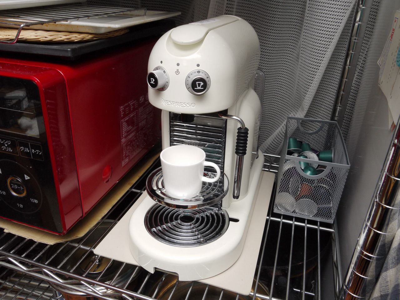 IH調理器とネスプレッソ マエストリア