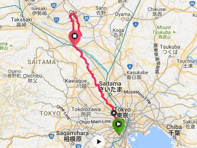 2016/10/15 4年越しの太田「かわとみ」を目指して走ってきた