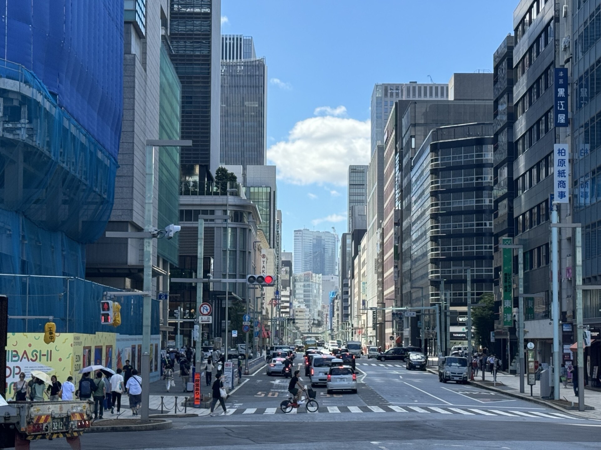 残暑の銀座で買い物→新潟に戻って夜は家飲み
