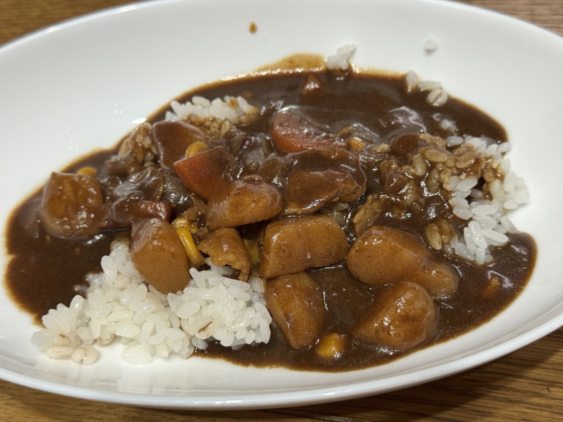 猛暑の週末の免許更新とカレー