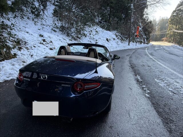 自転車の乗り納め、ロードスターも走り納めでした