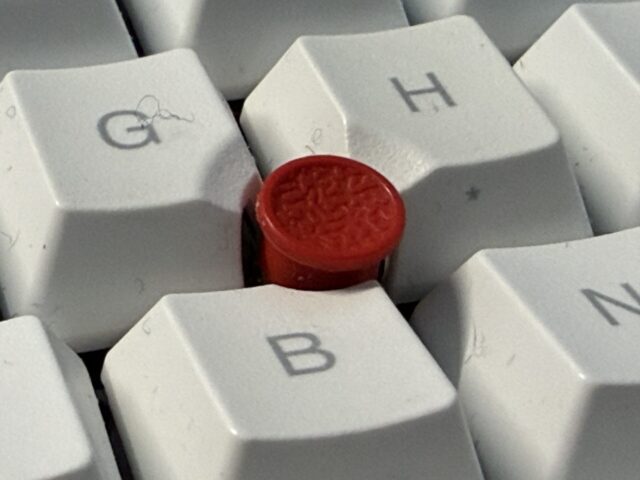 トラックポイント キーボード IIとソフトリムキャップ