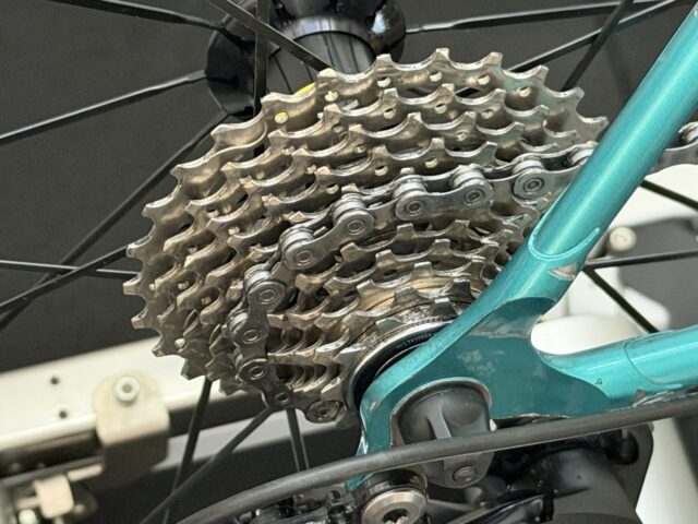 屋内トレーニング用にチェーンルブ、カセット、心拍計を見直す