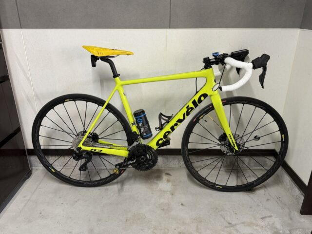 Cervelo R3のコンポを105 Di2（R7100 Di2）に載せ替える