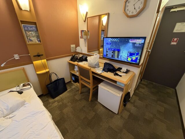 台風接近で予定を変更、結果的に飲み会だけの上京となった